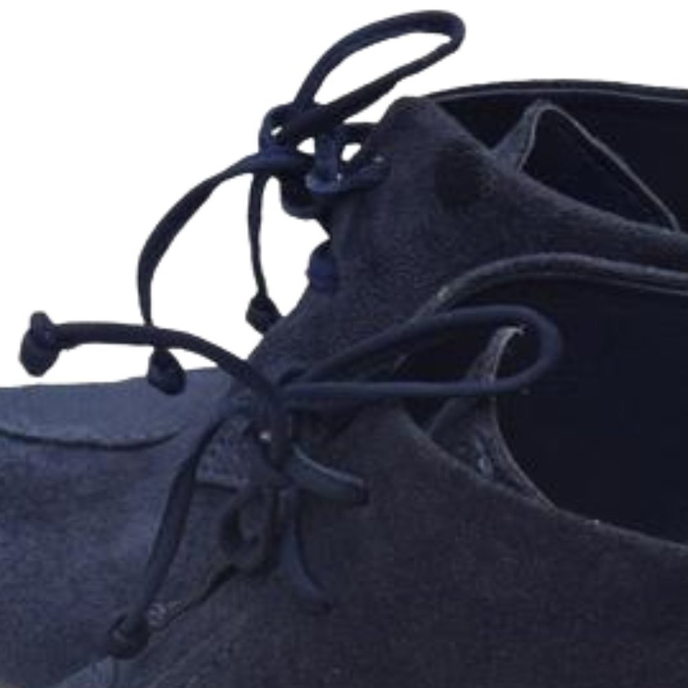 🌴 Clarks Navy Suede Wedges - Size 7 - Picture 3 of 10
